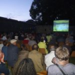 16 pendant la projection