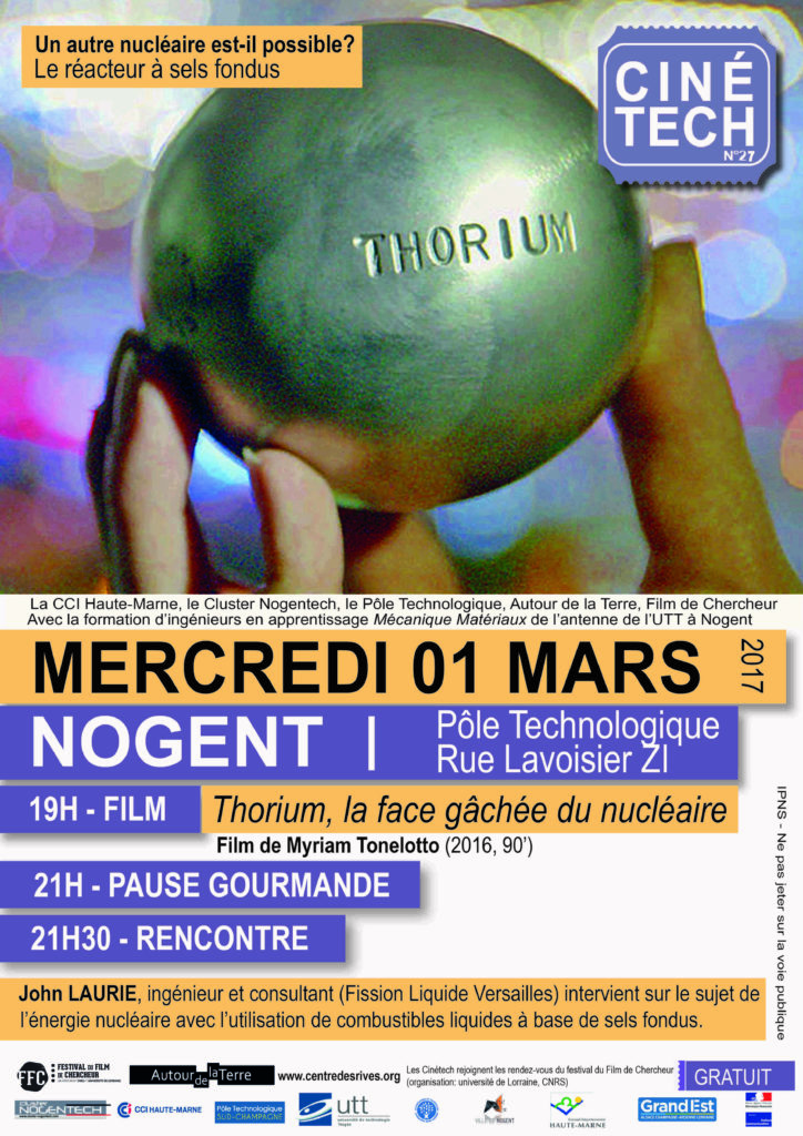 Thorium La Face Gâchée Du Nucléaire CinéTech n°27 : Thorium, la face gâchée du nucléaire - Le Centre des Rives