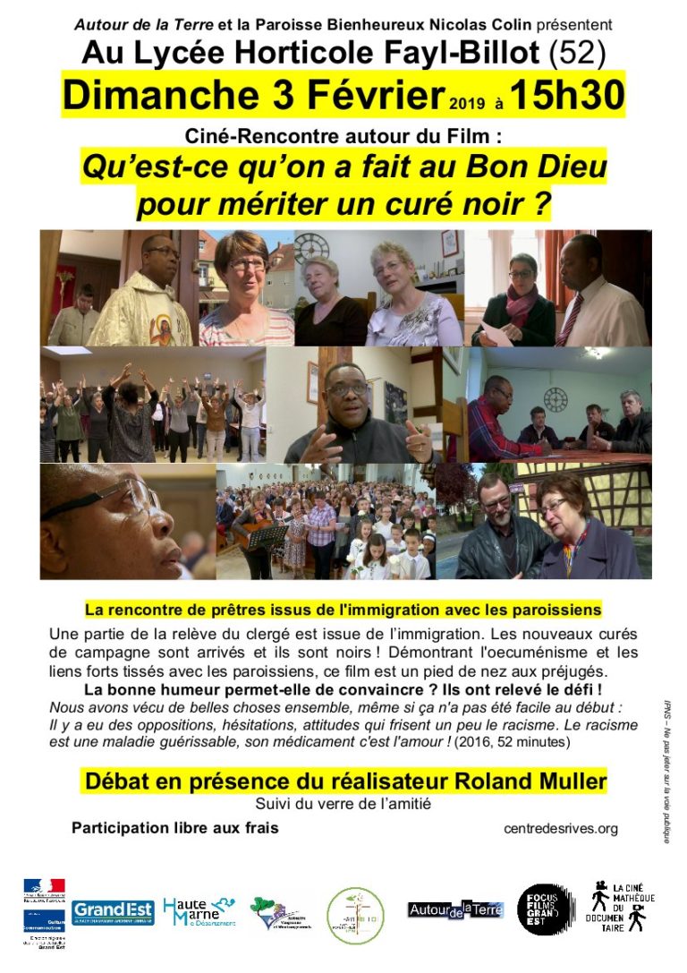 Curé Qu'est Ce Qu'on A Fait Au Bon Dieu Ciné-rencontre autour du film "Qu'est-ce qu'on a fait au Bon Dieu pour